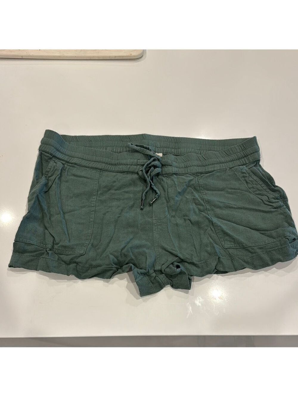 Women Green Casual Shorts